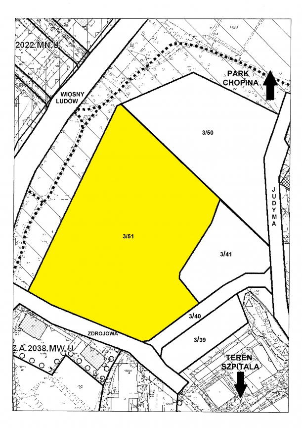 Grunt przy ul. Wiosny Ludów w Szczecinie przeznaczony do sprzedaży