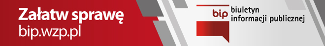 Baner z napisem załatw sprawę w bip.wzp.pl